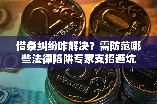 北京借条纠纷咋解决？需防范哪些法律陷阱专家支招避坑