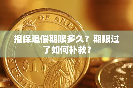 北京担保追偿期限多久？期限过了如何补救？