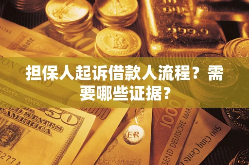 北京担保人起诉借款人流程？需要哪些证据？