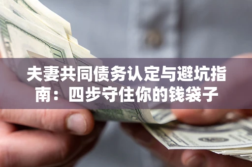 北京夫妻共同债务认定与避坑指南：四步守住你的钱袋子