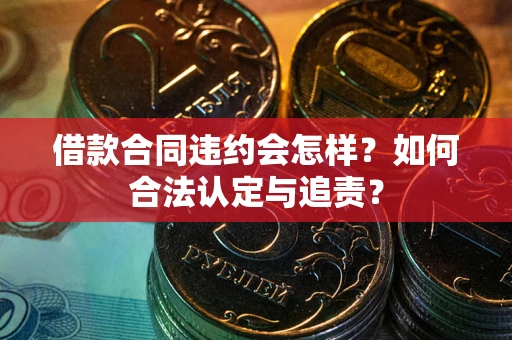 北京借款合同违约会怎样？如何合法认定与追责？