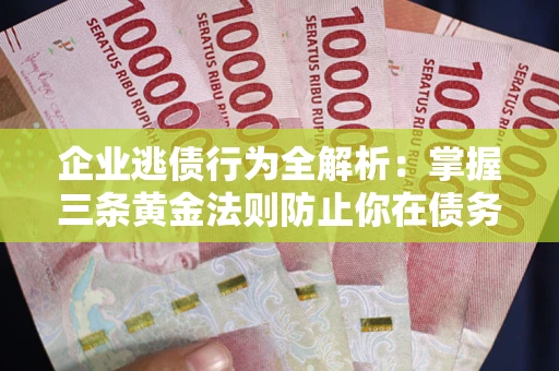 北京企业逃债行为全解析：掌握三条黄金法则防止你在债务乱局中“踩雷”